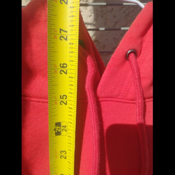 Champion Men's Powerblend Script Logo Fleece Graphic Hoodie RED XL - Picture 7 of 8